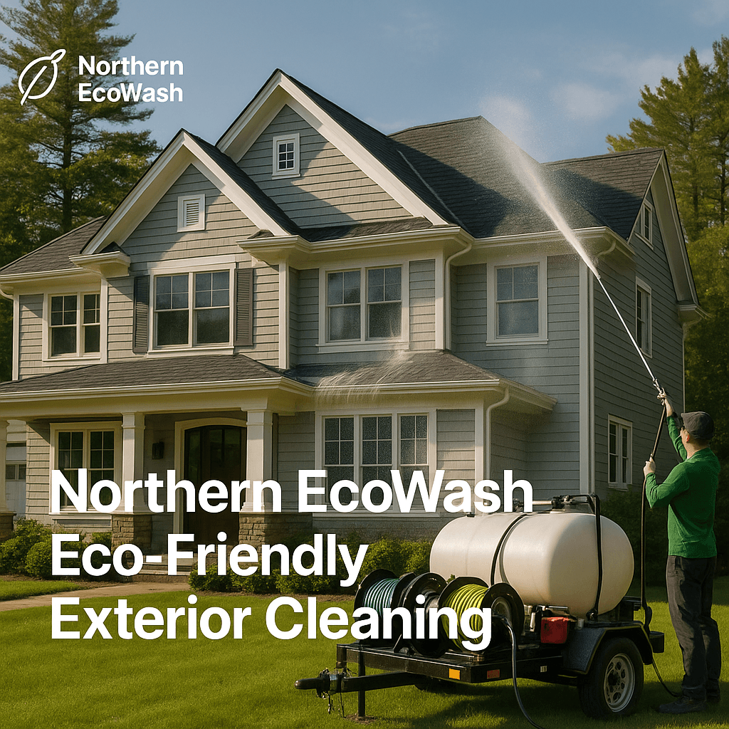 Professional eco-friendly exterior cleaning in the Adirondacks